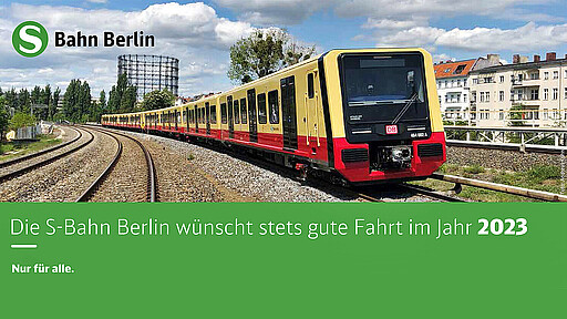 S-Bahn-Kalender 2023 Vier Monate immer im Blick!