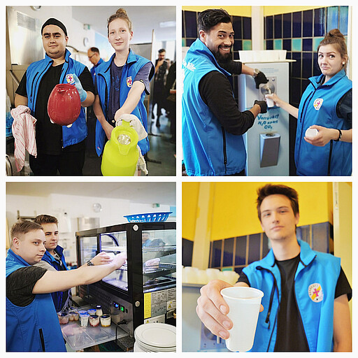 Bahnhofsmission Zoologischer Garten S-Bahn-Azubis unterstützen Ehrenamtliche