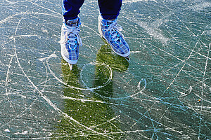 Eisstadien in Berlin Schlittschuhe