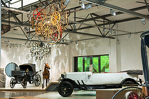 Die Ausstellung zum Straßenverkehr im Deutschen Technikmuseum zeigt unter dem Motto „Unterwegs mit Auto & Co“ vielfältige Exponate rund um die Kulturgeschichte der Mobilität.