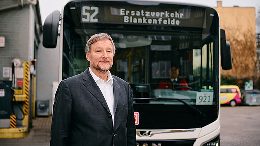 Bedarf für Busse wird im Vorfeld berechnet Bernd Wölfel ist Geschäftsführer der DB SEV GmbH, die Mitte 2019 gegründet wurde.