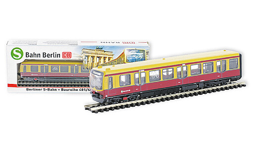 S-Bahn-Fanartikel Miniaturmodell der Baureihe 481
