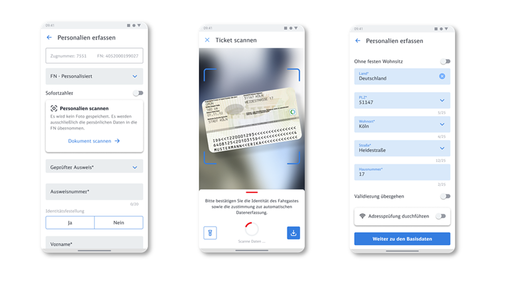Einsatz innovativer Technologien für schnelles und diskretes Scannen von Personalien aus Dokumenten