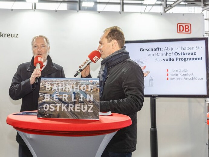 Ostkreuz Bahnhofsfest 2018 Alexander Kaczmarek (links) und Ingo Ruff