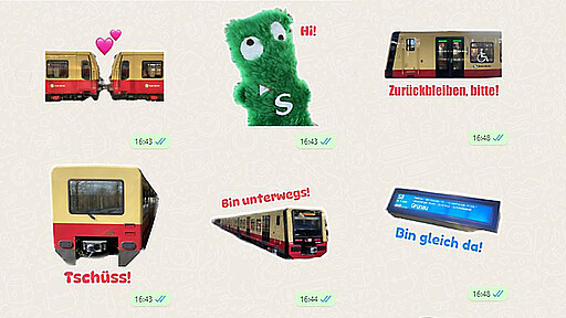 Sag's mit S-Bahn: für jeden Moment die passende Reaktion!
