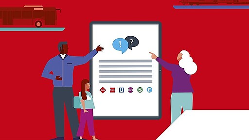 Woher? Wohin? Welches Ticket? Die freiwillige und anonyme Erhebung dient als Grundlage für die Aufteilung der Fahrgeldeinnahmen an die Verkehrsunternehmen durch den VBB.