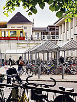 An vielen Bahnhöfen haben Sie die Möglichkeit Ihr Fahrrad abzustellen.
