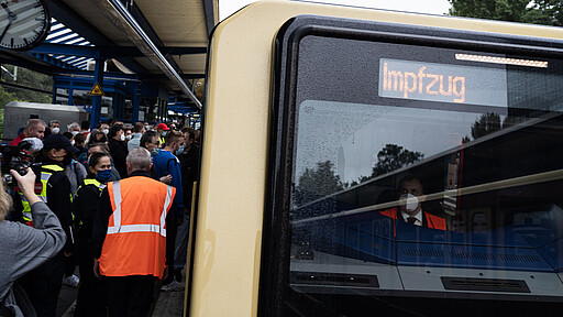 Impf-Aktion Großer Andrang beim Impfzug