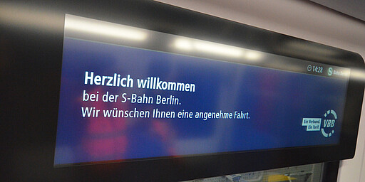 Neues Innendisplay in BR483