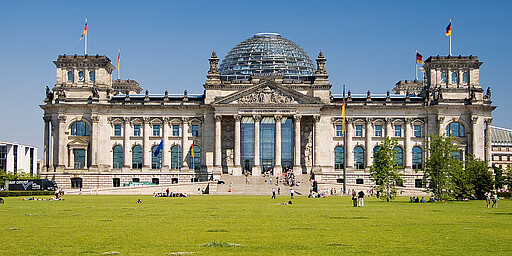 Reichstag Berlin Der Reichstag von vorn