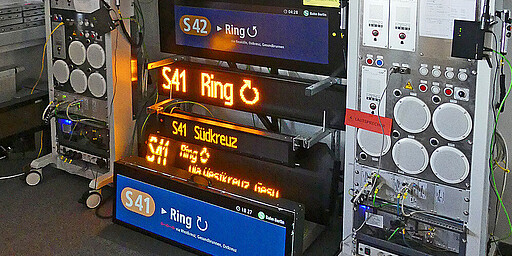 Kommunikationstechnik Das neue Reisenden-Informationssystem der S-Bahn Berlin in der Testphase