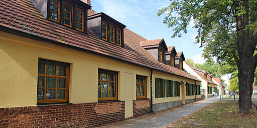 Station 8: Weberviertel  Weberviertel: Hausansicht