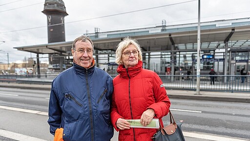 Ostkreuz Bahnhofsführung Bettina und Wolfgang Kuster