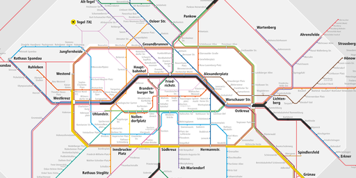 Interactive Route Network Interactive Route Network with visualisation of current disruptions and construction measures