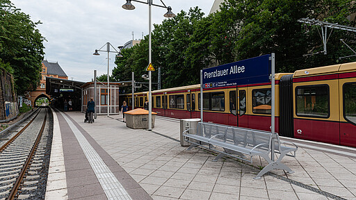Bahnsteig Prenzlauer Allee Nach der Renovierung