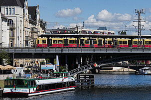 Modernisierte Baureihe 481 auf der Stadtbahn