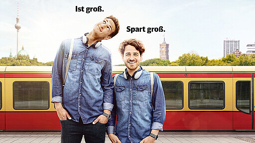 Einer ist groß, der andere ist zwar klein, aber "spart groß"!
