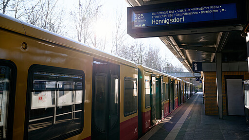 In Zukunft fährt die S25 von Teltow Stadt aus weiter nach Stahnsdorf.