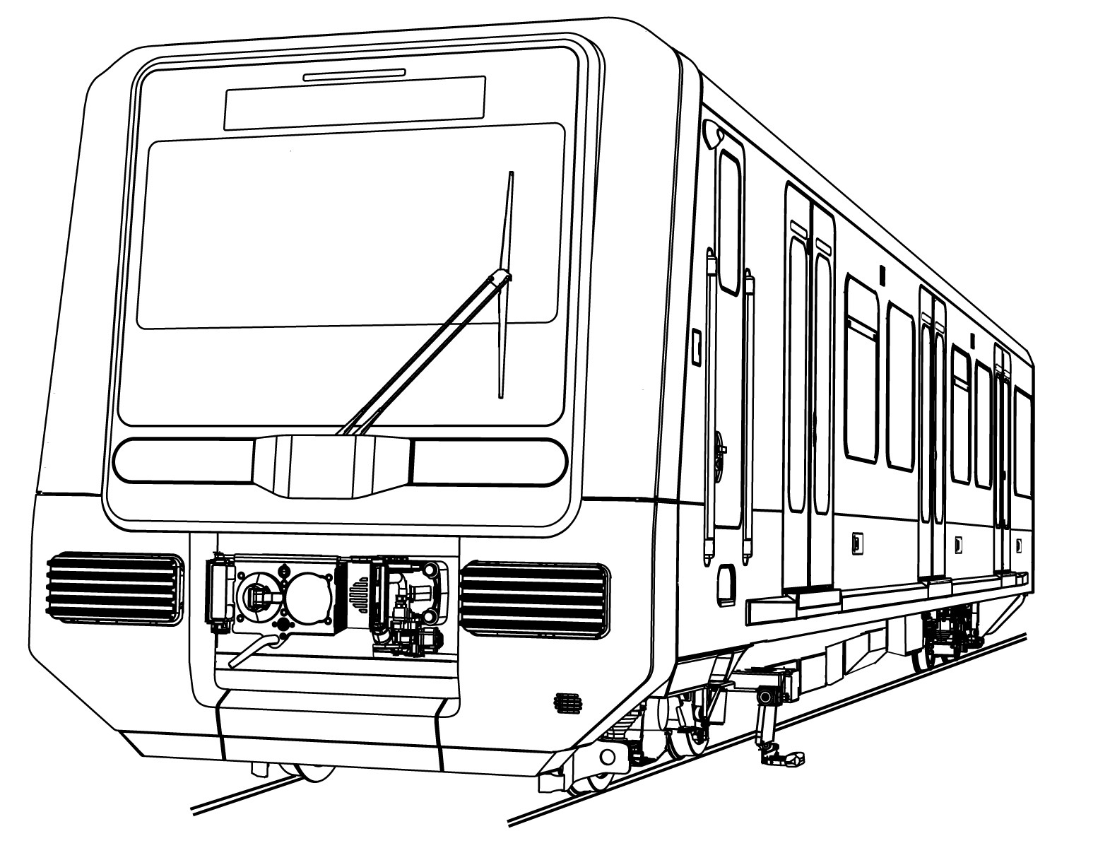 Coloring page train  img 23358  Train drawing Train coloring pages  Train tattoo